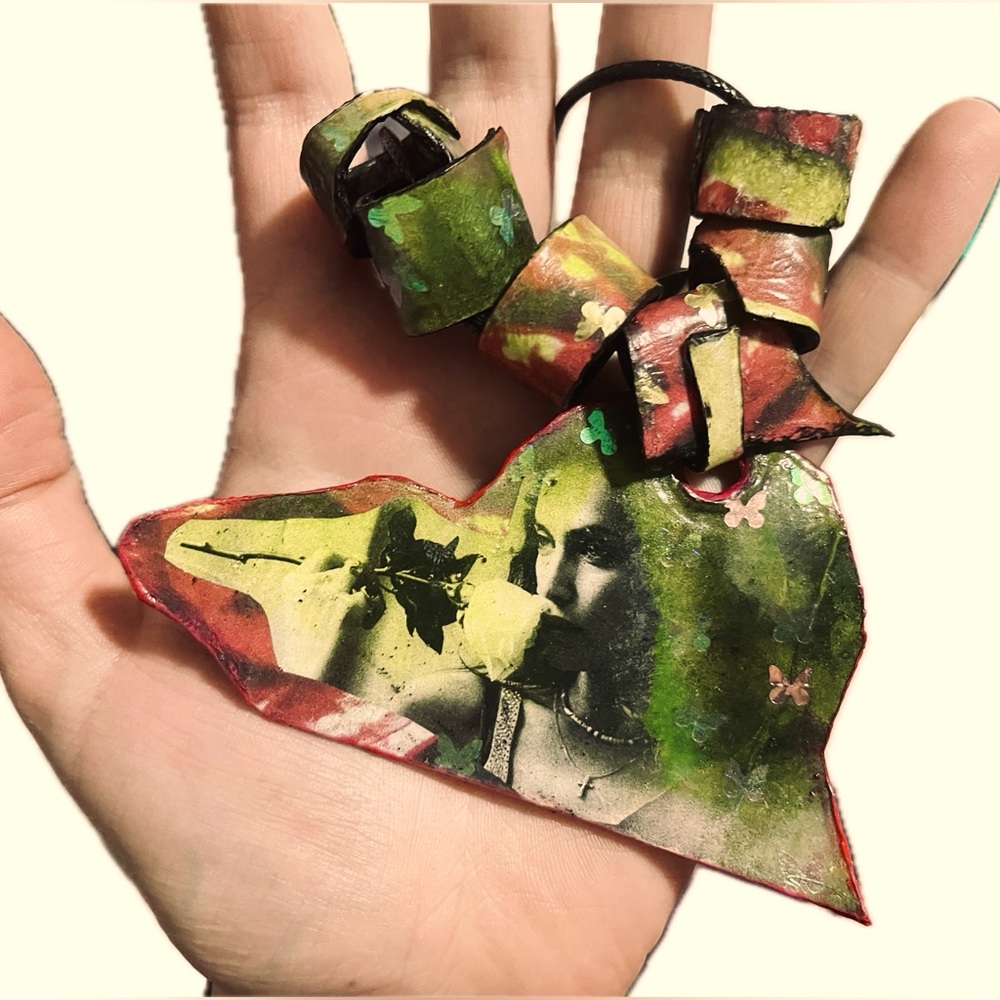 Smell the Roses Handmade Necklace